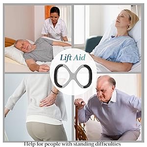 easace 14" lift assists standing aid with no slip stronger grip handles, portable for disable and elderly,caregivers and senior