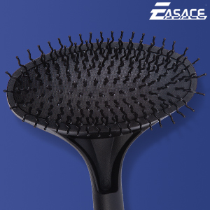 easace telescopic back scratcher with long handle 21.5 inch adjustable backscratchers telescoping for women men pregnant extendable head body scratcher retractable over sized bristled scratcher（blue）