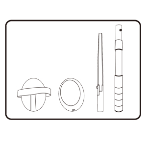 easace long handle bath body brush & lotion applicator for back scrubber, shower brush with soft bristles for wet or dry