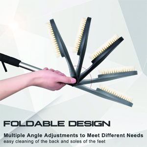 EASACE Body Brush for Back,Lotion Applicator, Long Handle Bath Brush for Showering, Adjustable Head Back Scrubber, Shower Brush with Soft Bristles for Wet or Dry : Beauty & Personal Care