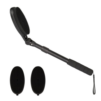 easace silicon body brush for back with long handle bath brush